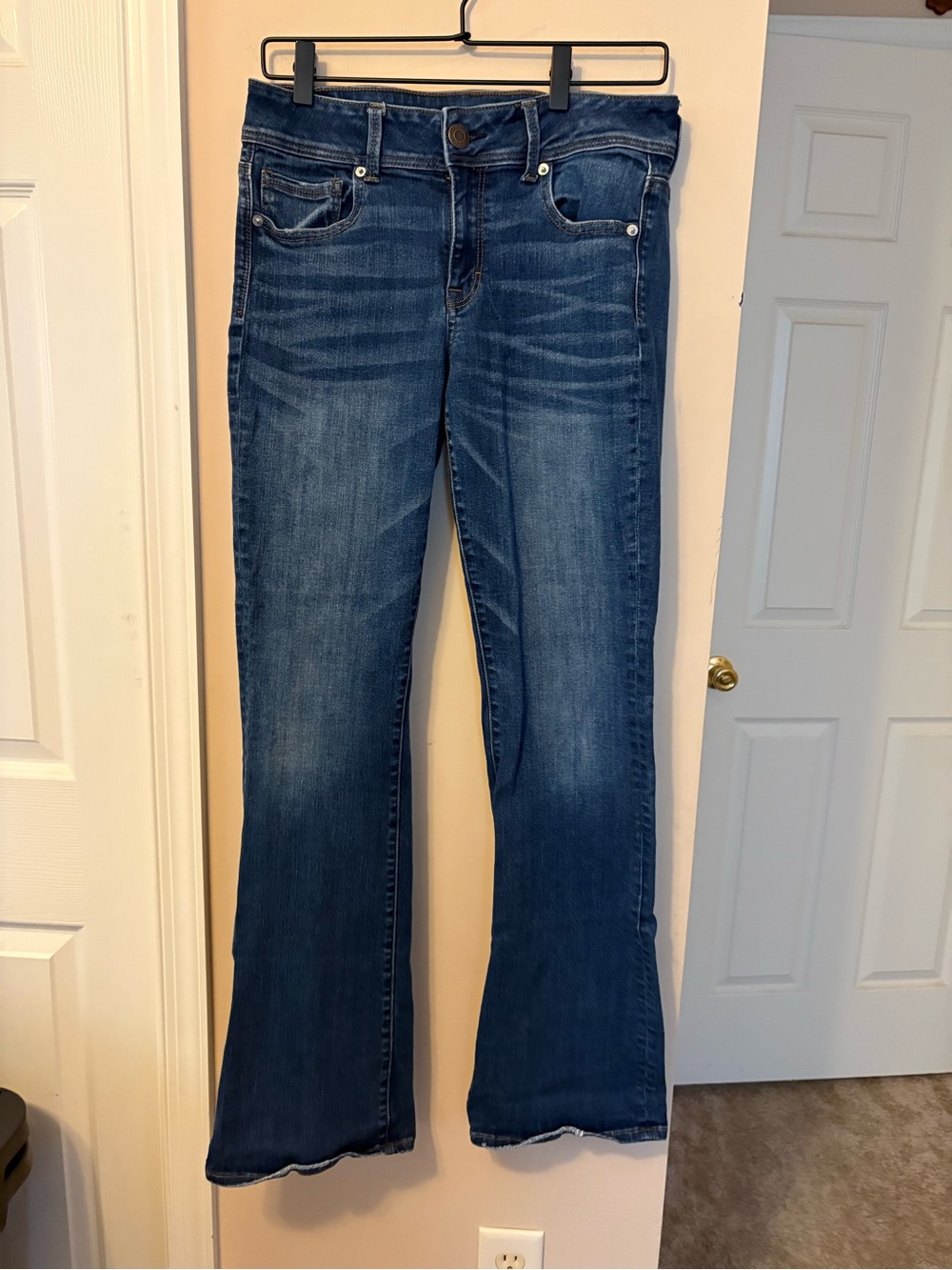 American Eagle Outfitters Dark Blue Bootcut Jeans